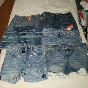 6 piece denim short lot size 7
